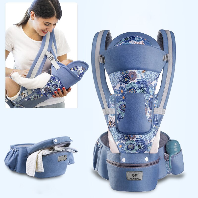 Ergonomische Babytrage Kindertrage Bauchtrage Rückentrage Baby Carrier 0-48M 